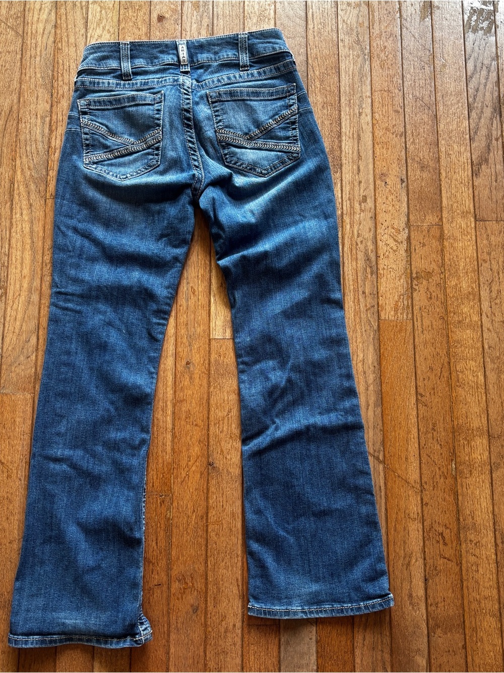 Womens Ariat Real Denim Mid Rise Boot jeans size 30S - Picture 9 of 9